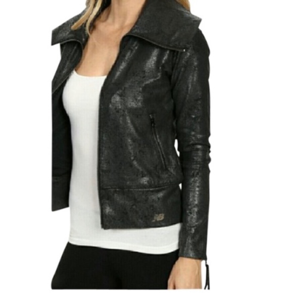 *Host Pick*  NEW BALANCE Shadow Faux Leather Jacket - Picture 10 of 11